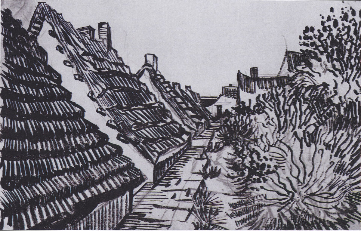 Street in Saintes-Maries by Vincent van Gogh