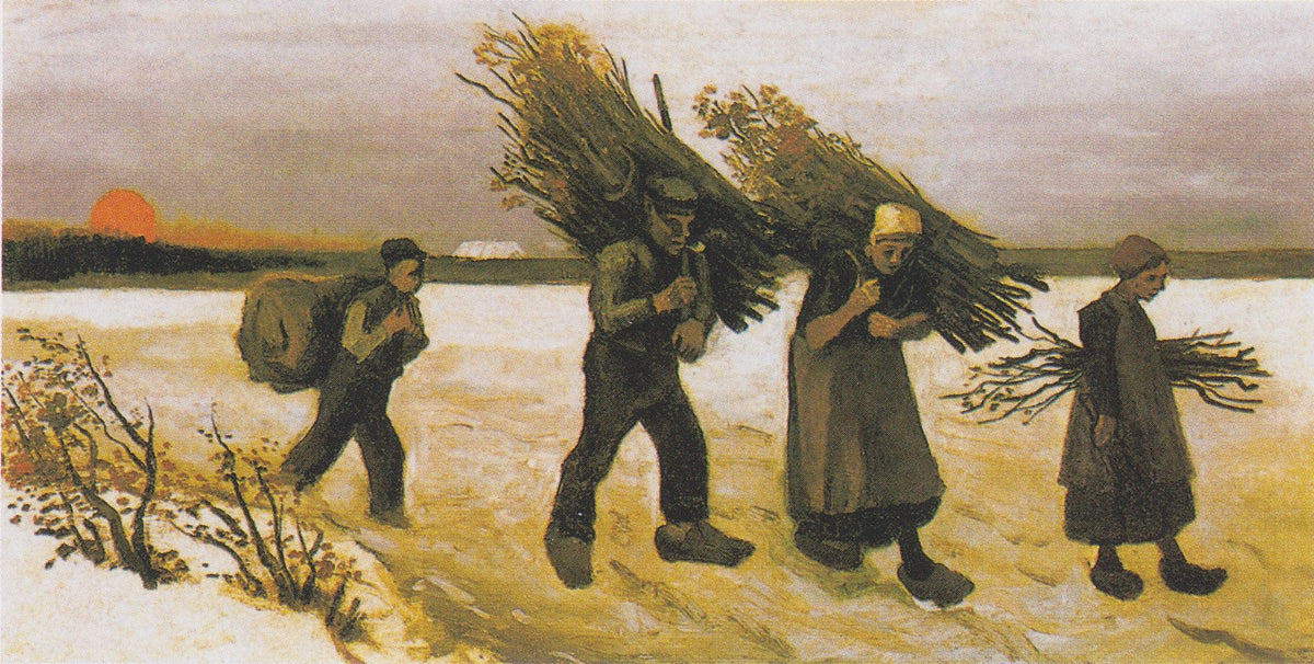 Wood Gatherers in the Snow by Vincent van Gogh