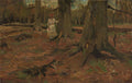 Girl in a Wood by Vincent van Gogh