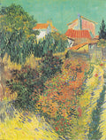 Garden Behind a House by Vincent van Gogh