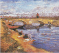 The Gleize Bridge over the Vigueirat Canal by Vincent van Gogh