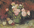 Bowl with Peonies and Roses by Vincent van Gogh