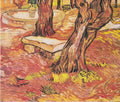 The Stone Bench in the Garden of Saint-Paul Hospital by Vincent van Gogh