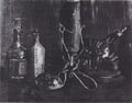 Still Life with Bottles and a Cowrie Shell by Vincent van Gogh