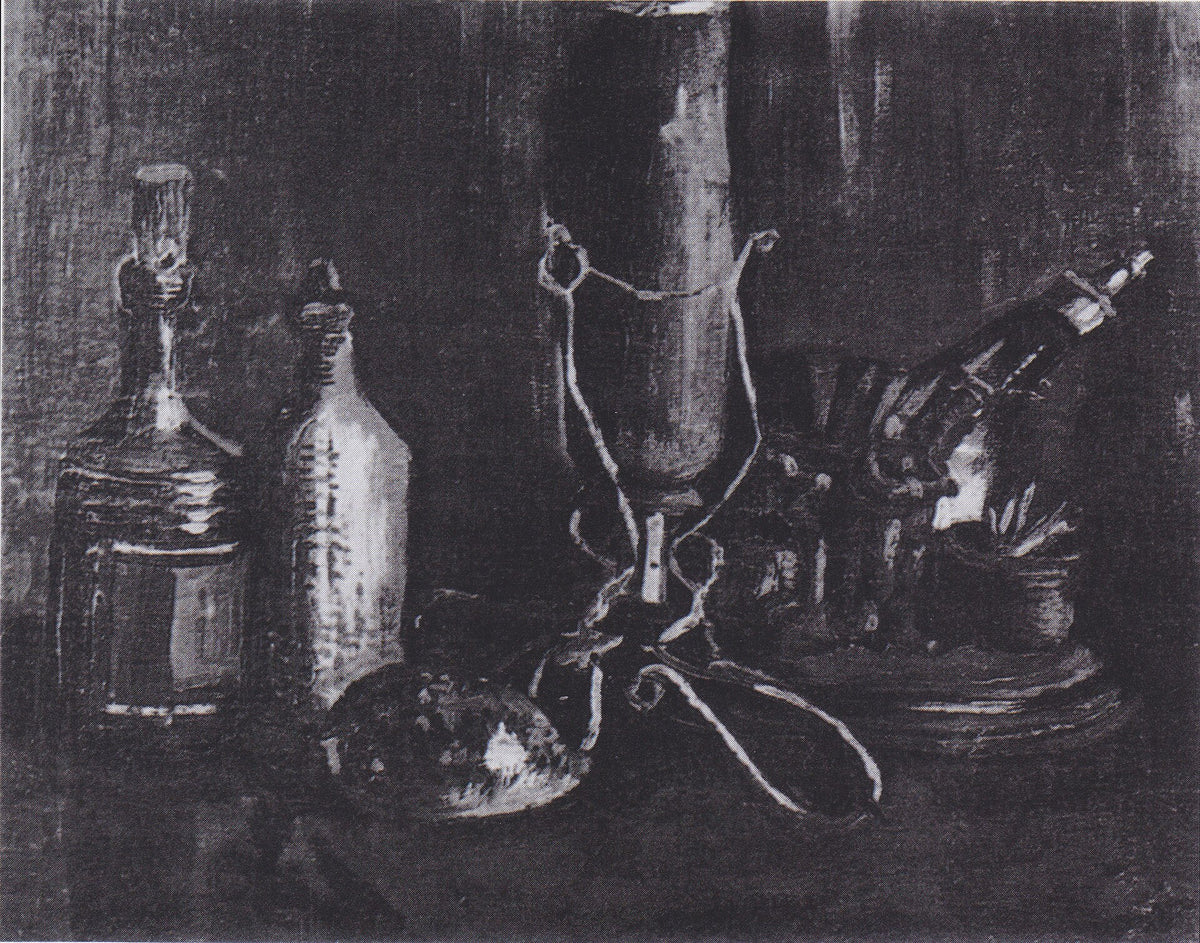 Still Life with Bottles and a Cowrie Shell by Vincent van Gogh
