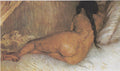 Nude Woman Reclining, Seen from the Back by Vincent van Gogh