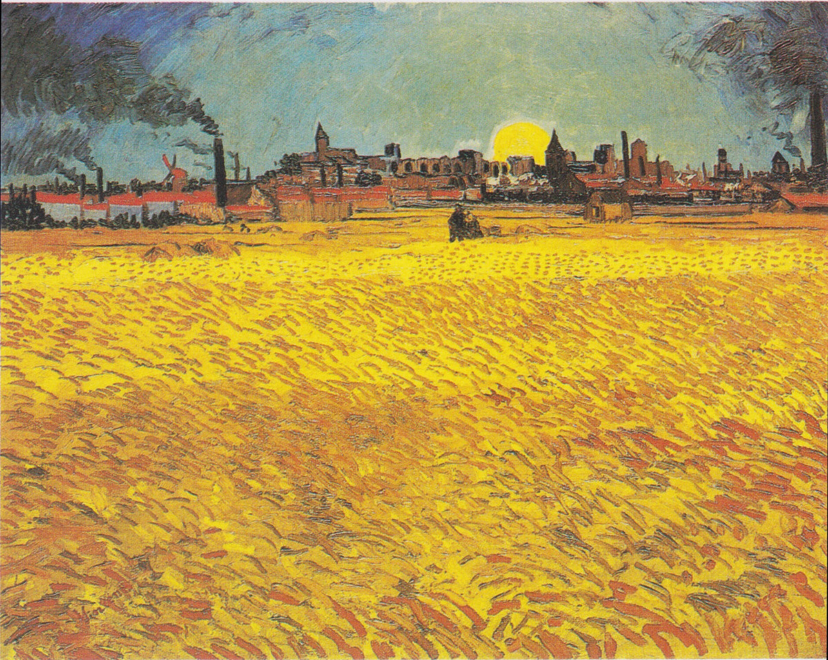 Summer evening in Arles by Vincent van Gogh