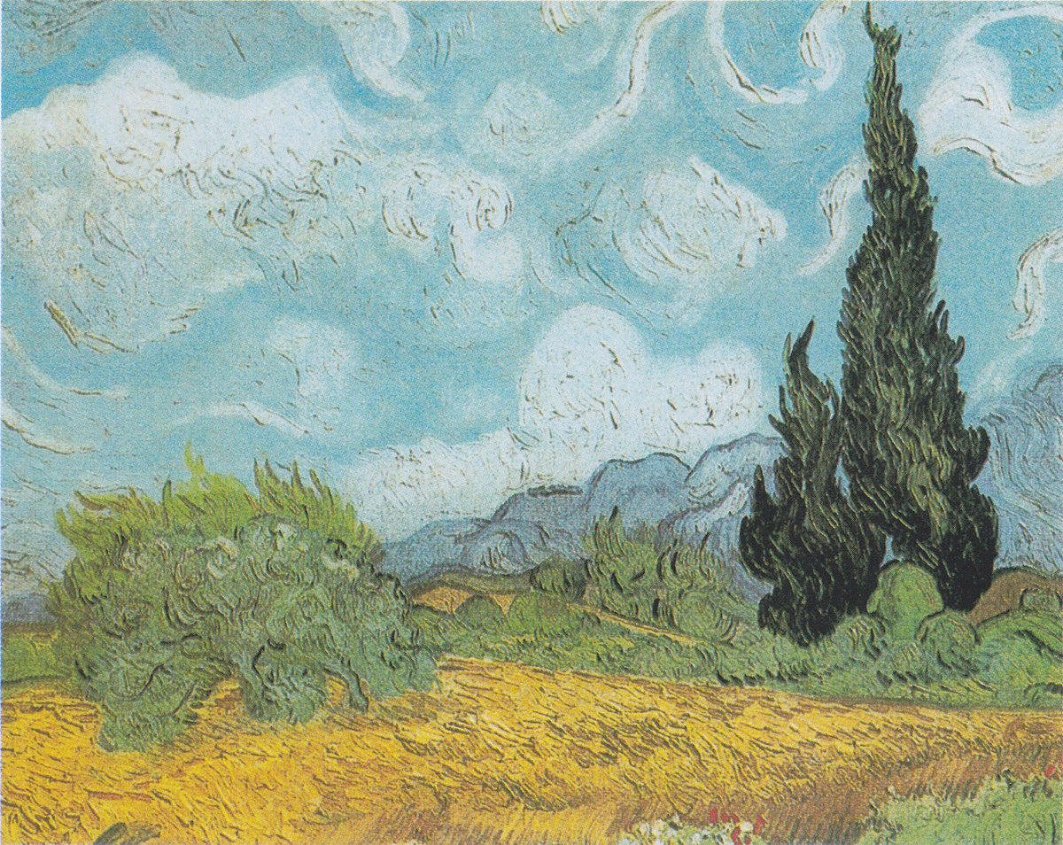 Wheatfield with Cypresses by Vincent van Gogh