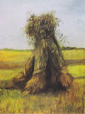 Sheaves of Wheat in a Field by Vincent van Gogh