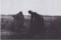Two Peasant Women Digging by Vincent van Gogh