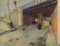Railway Bridge over Avenue Montmajour, Arles, The by Vincent van Gogh