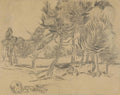 Groupe de pins by Vincent van Gogh
