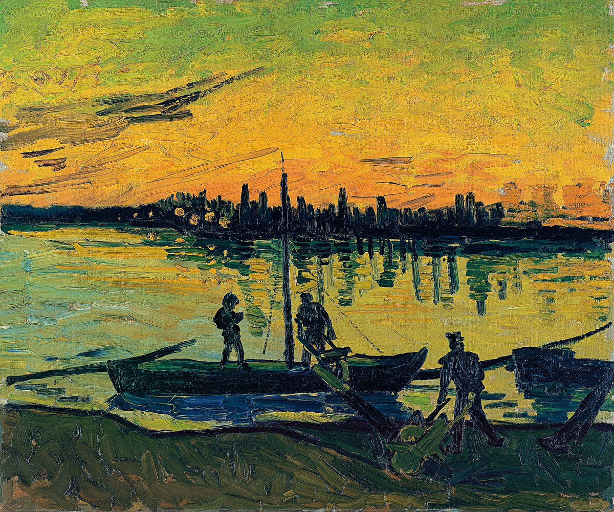 The Stevedores in Arles by Vincent van Gogh