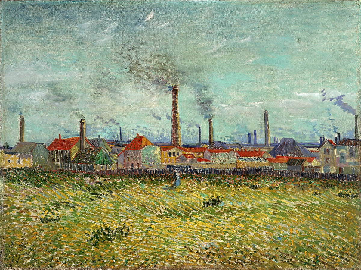 Factories at Clichy by Vincent van Gogh
