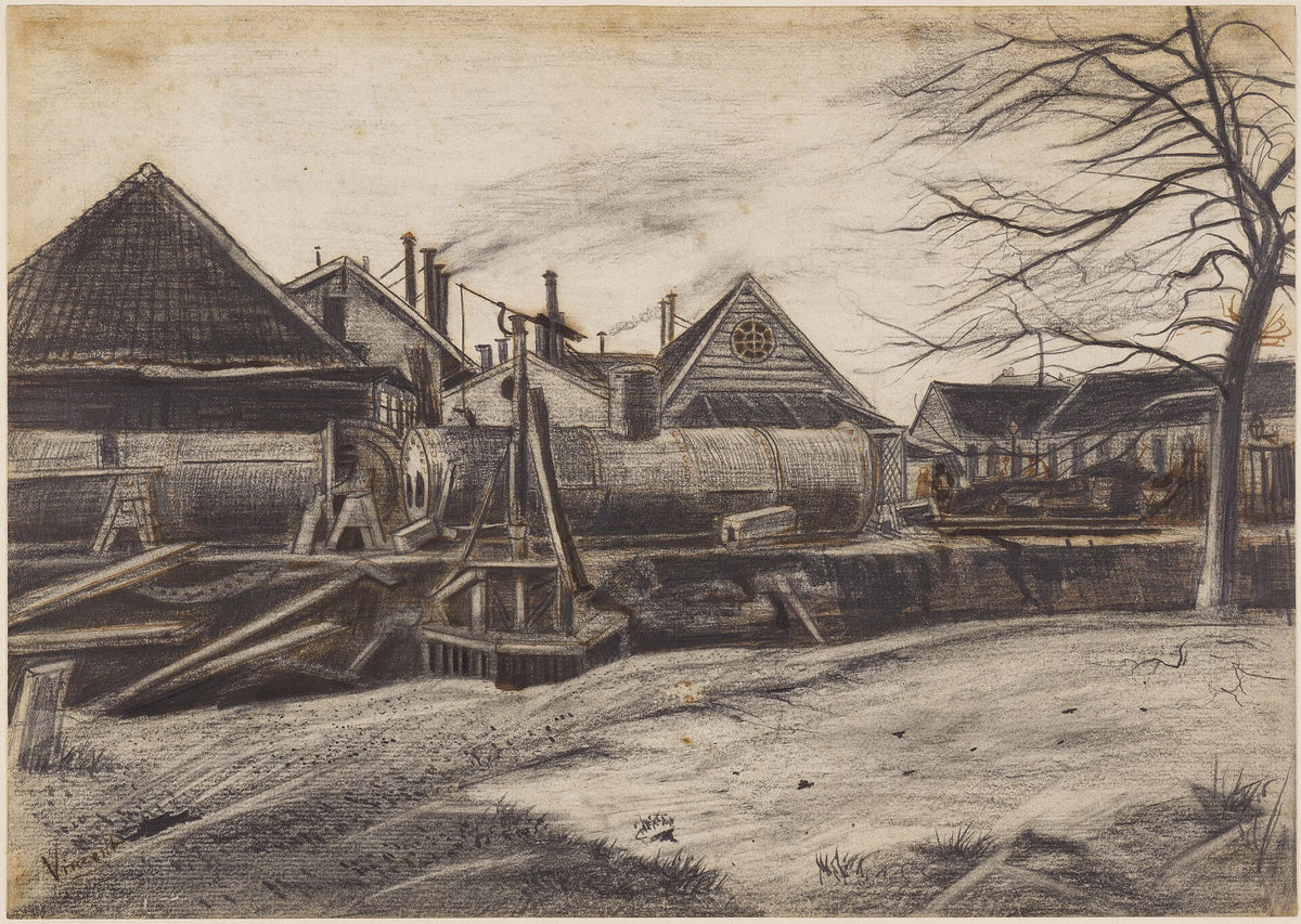 Factory by Vincent van Gogh