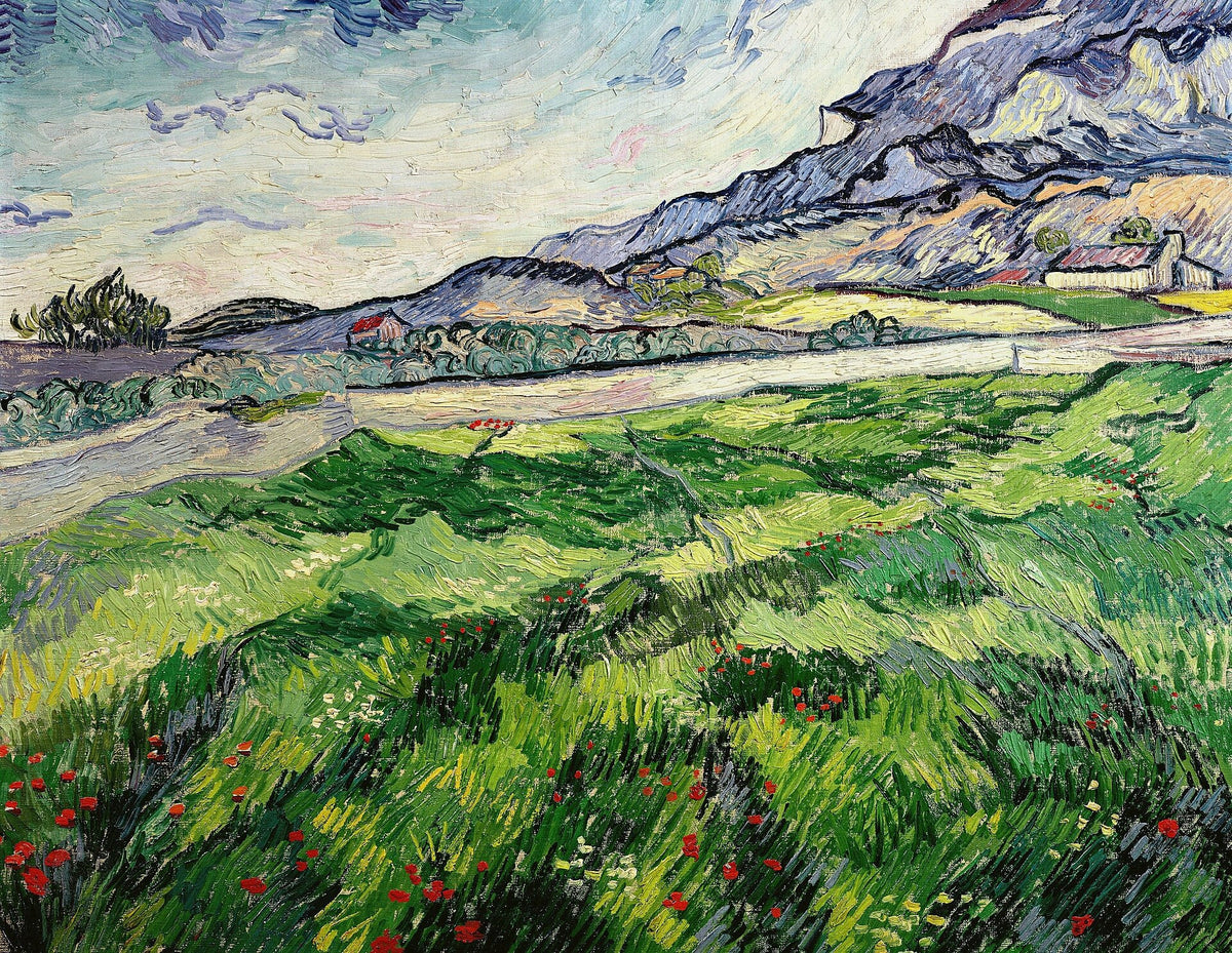 Green Wheat Field by Vincent van Gogh
