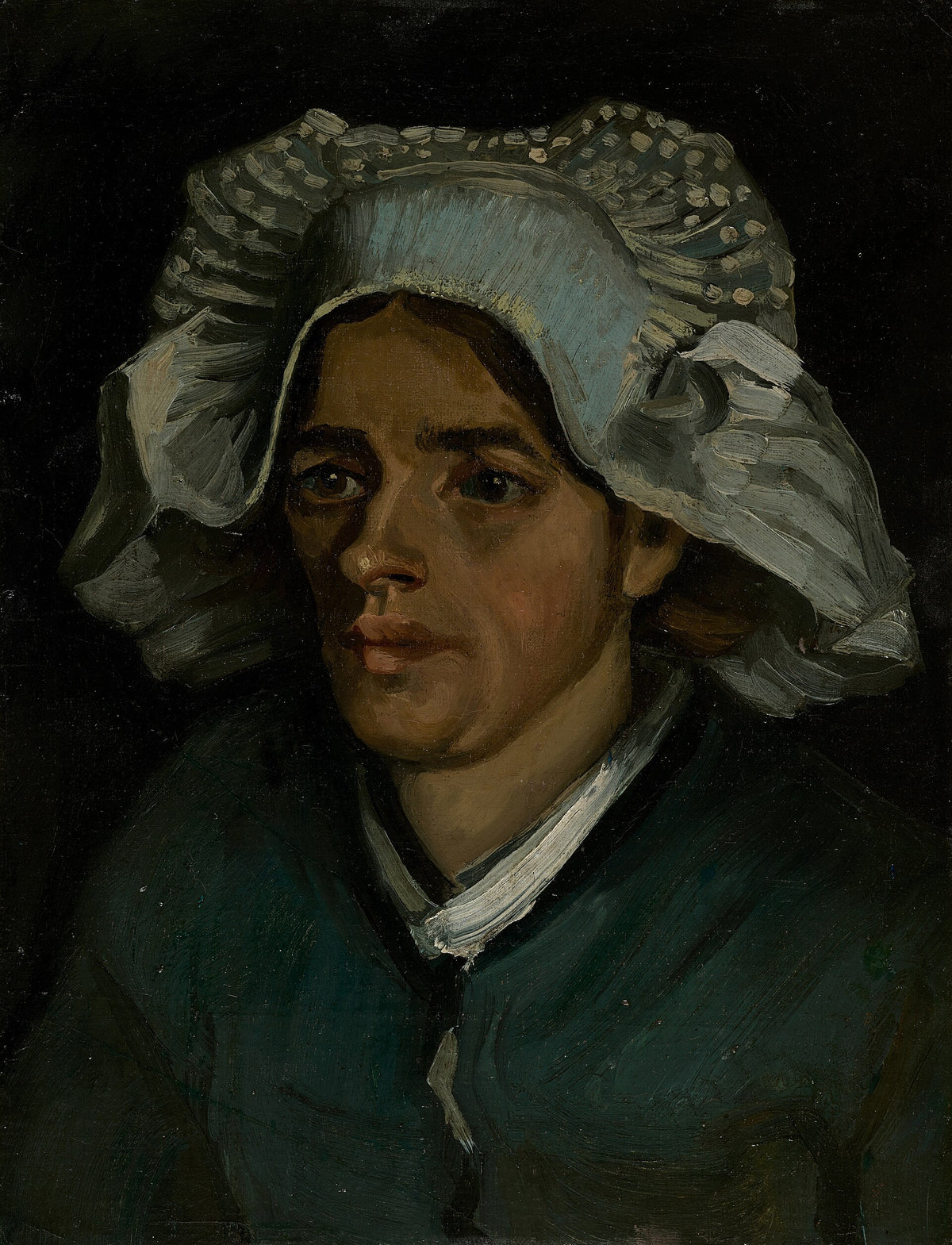 Head of a Peasant Woman by Vincent van Gogh