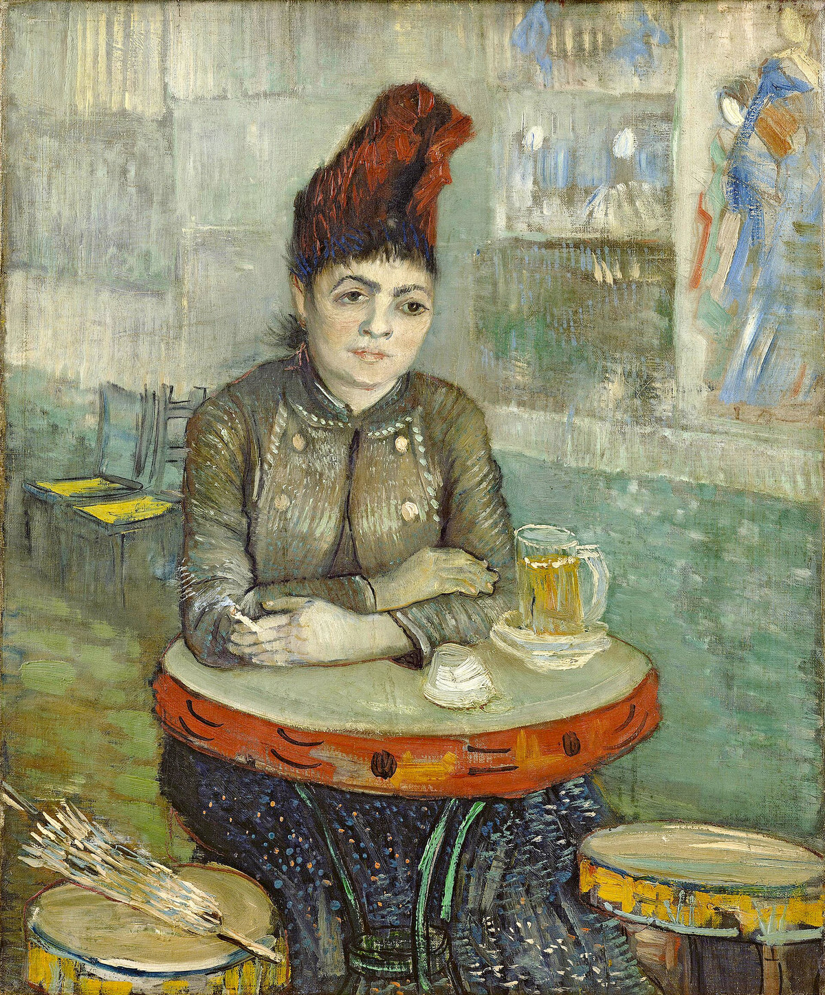 Agostina Segatori Sitting in the Café du Tambourin by Vincent van Gogh