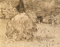 Busch in the Park at Arles - The garden of the poet II by Vincent van Gogh