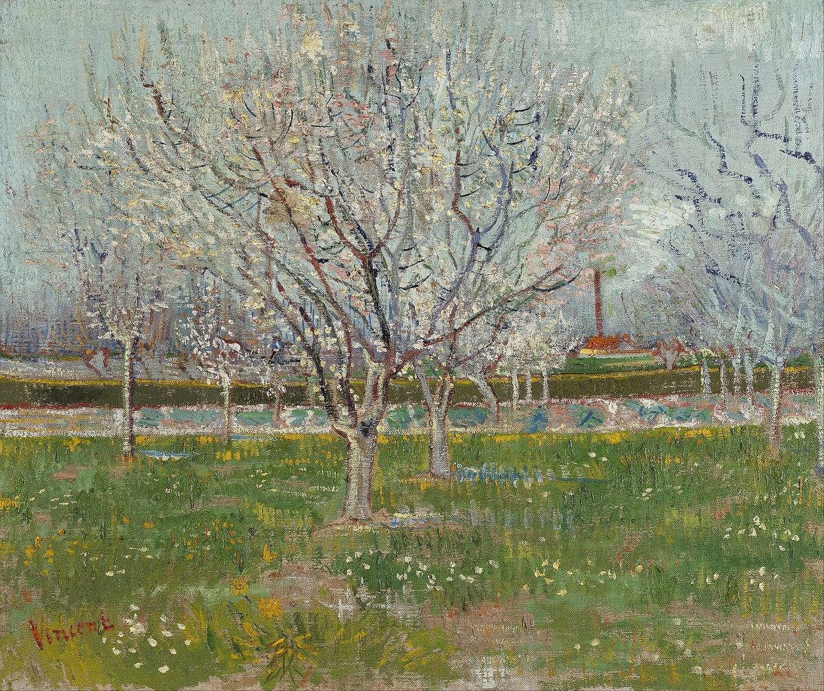 Orchard in Blossom by Vincent van Gogh