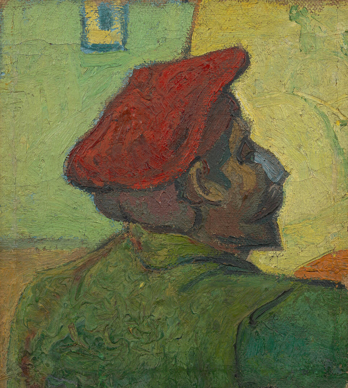 Portrait of Gauguin by Vincent van Gogh