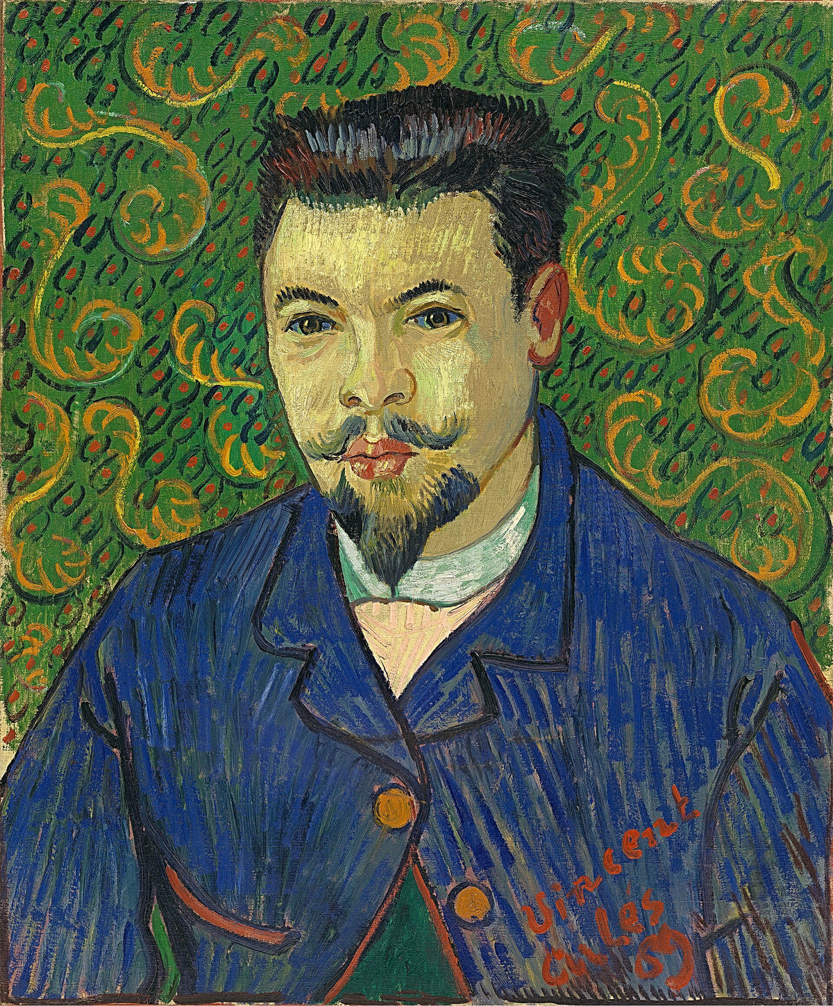 Portrait of Doctor Felix Rey by Vincent van Gogh