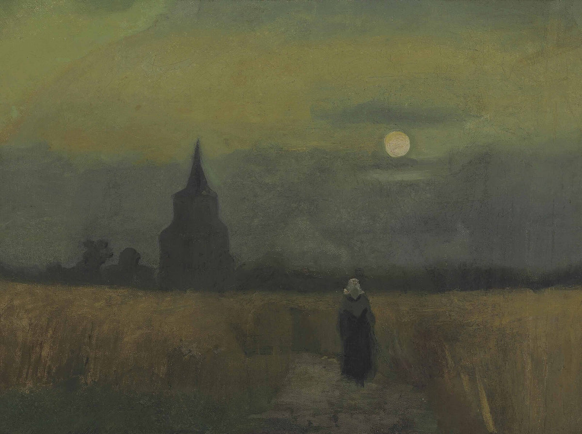 The Old Tower in the Fields by Vincent van Gogh
