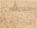Wheatfield, Saint-Rémy de Provence by Vincent van Gogh