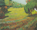 Sunny Lawn in a Public Park by Vincent van Gogh