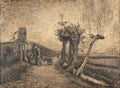 Weg achter de pastorietuin te Nuenen by Vincent van Gogh