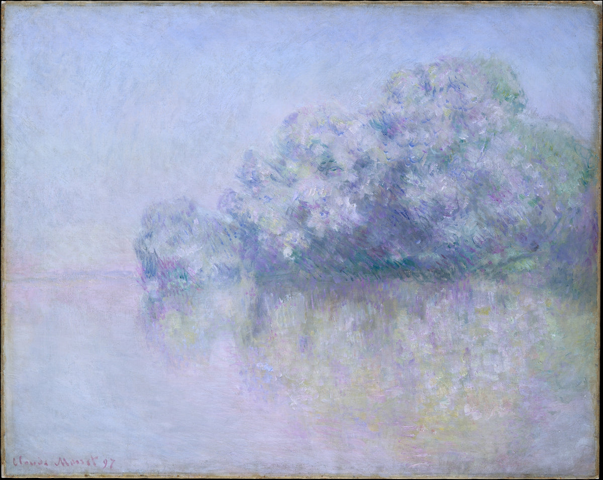Île aux Orties near Vernon by Claude Monet