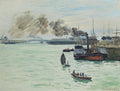 View of a Port by Claude Monet