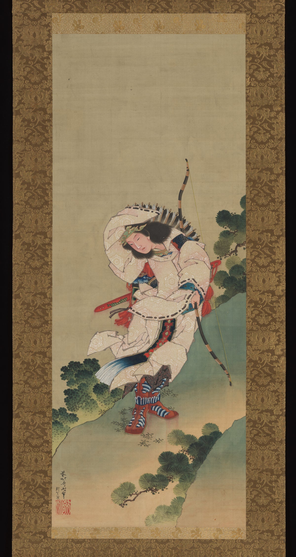 The Legendary Empress Jingū by Katsushika Hokusai