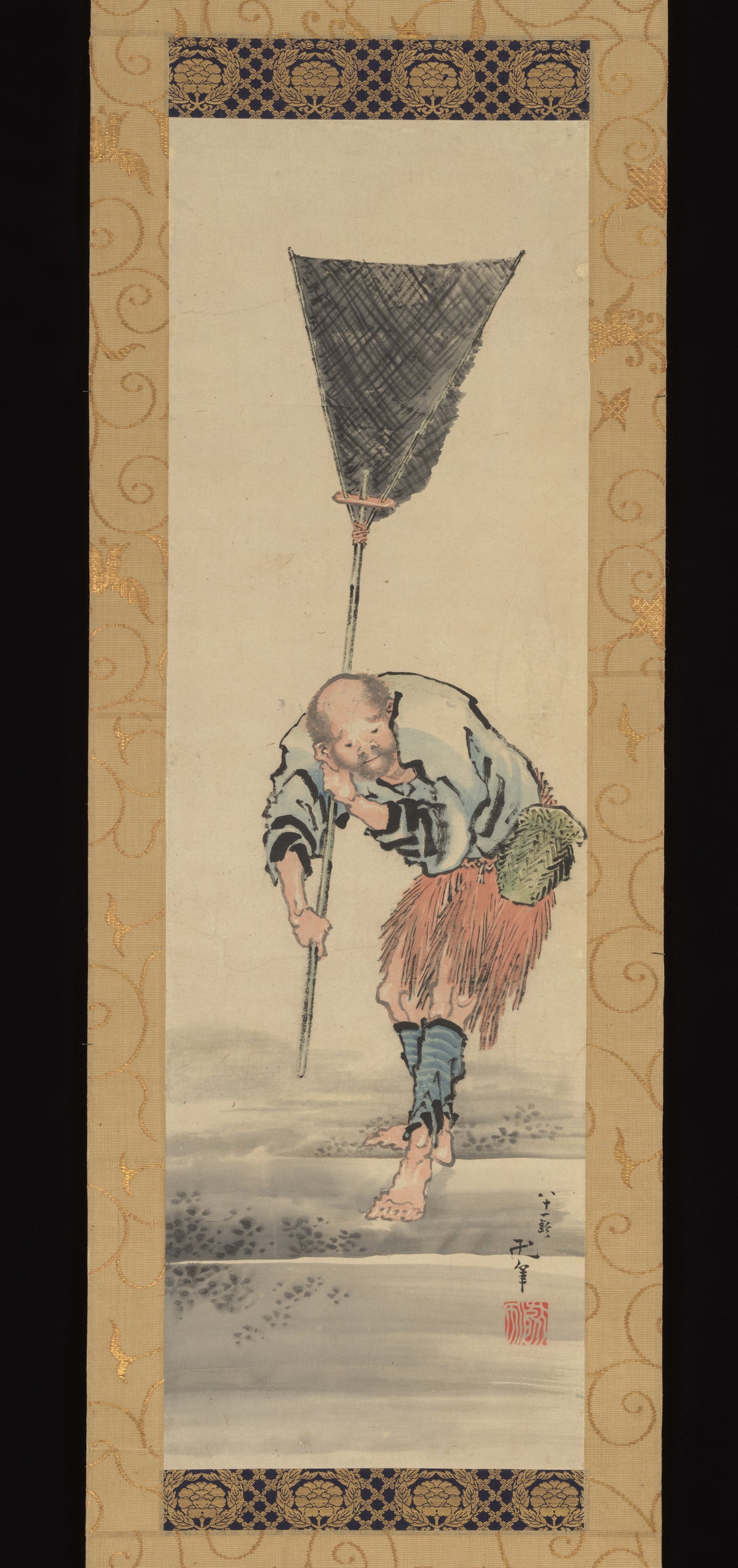 Fisherman by Katsushika Hokusai
