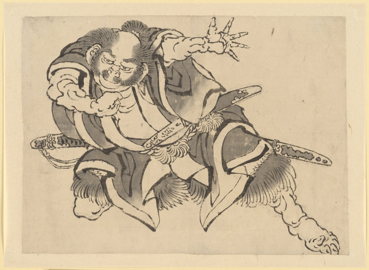 Sakata Kintoki by Katsushika Hokusai