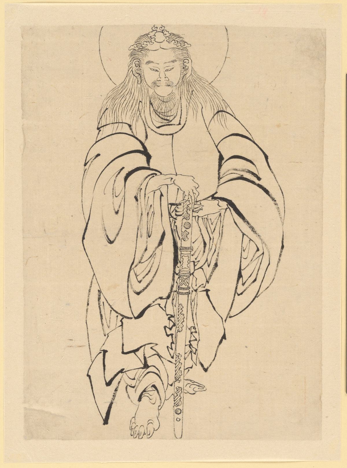 Yamato Takeru no Mikoto by Katsushika Hokusai