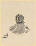 Snails and Tawashi Scrubber by Katsushika Hokusai