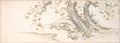 Blossoming Cherry Trees by a Stream by Katsushika Hokusai