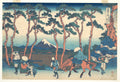 Hodogaya on the Tōkaidō (Tōkaidō Hodogaya), from the series Thirty-six Views of Mount Fuji (Fugaku sanjūrokkei) by Katsushika Hokusai