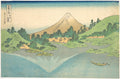 Reflection in Lake at Misaka in Kai Province (Kōshū Misaka suimen), from the series Thirty-six Views of Mount Fuji (Fugaku sanjūrokkei by Katsushika Hokusai