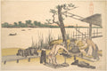 Imadogawa by Katsushika Hokusai