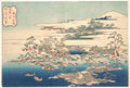 Pines and Waves at Ryūtō, from the series Eight Views of the Ryūkyū Islands by Katsushika Hokusai