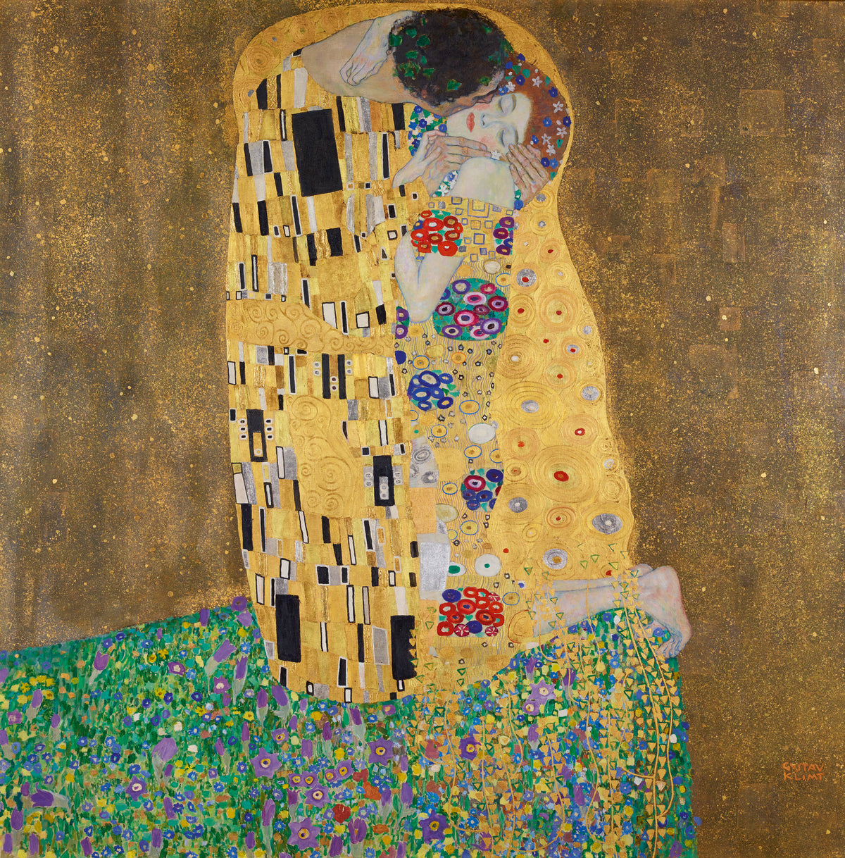 The Kiss (Lovers) by Gustav Klimt