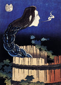 The Mansion of the Plates (Sara yashiki), from the series "One Hundred Ghost Tales (Hyaku monogatari)" by Katsushika Hokusai