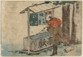 Ishiyakushi, from the series "Fifty-three Stations of the Tōkaidō" by Katsushika Hokusai