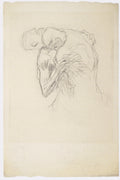 Two Wrestling Men (Study for the Transfer Sketch for "Medicine") by Gustav Klimt
