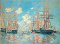 The port of Amsterdam by Claude Monet