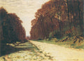 Forest road by Claude Monet
