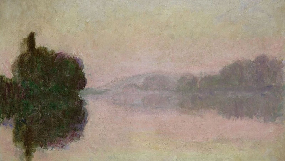La Seine à Port-Villez, effet du soir by Claude Monet