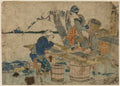 Shinagawa, from the series "Fifty-three Stations of the Tōkaidō" by Katsushika Hokusai